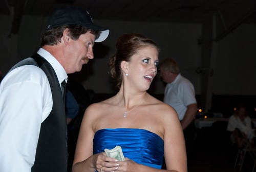 Ashley and Uncle Johnny plot what to do with all the money from the dollar dance!