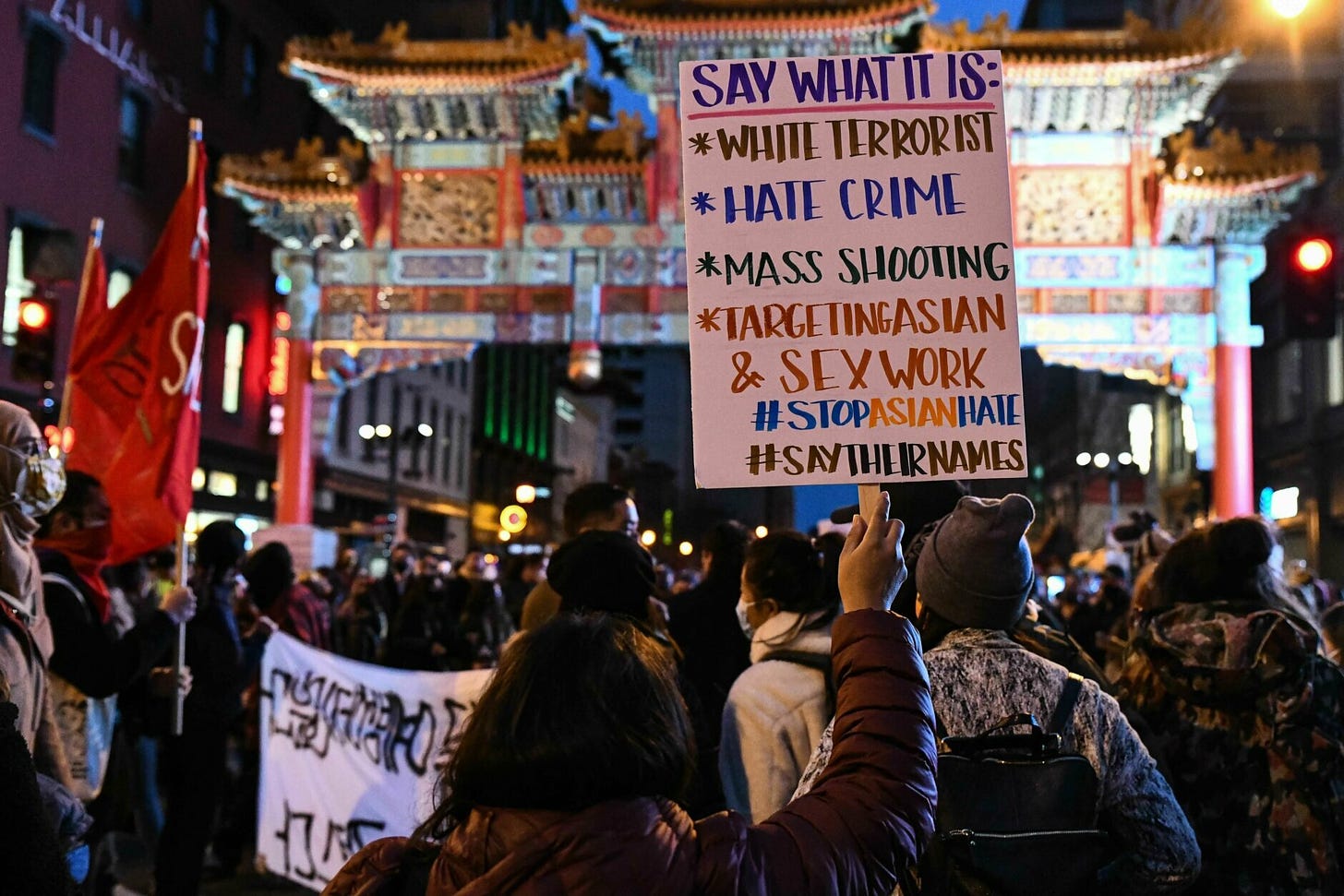 Activists respond to Atlanta-area killings with late-night rally in  Chinatown | WTOP
