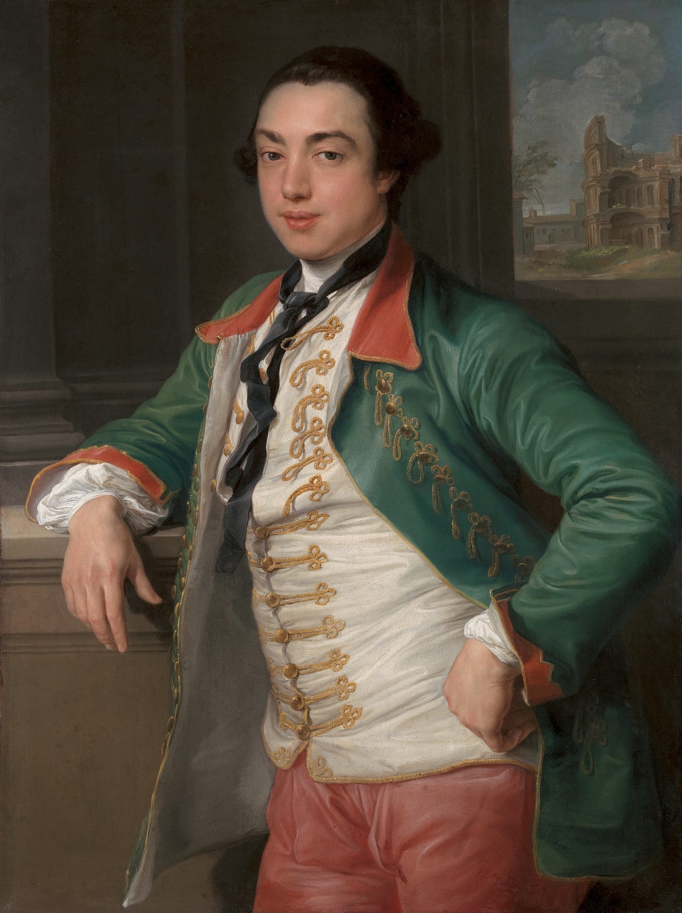 James Caulfeild, fourth Viscount Charlemont (Later first Earl of Charlemont) (between 1753 and 1756) by Pompeo Batoni