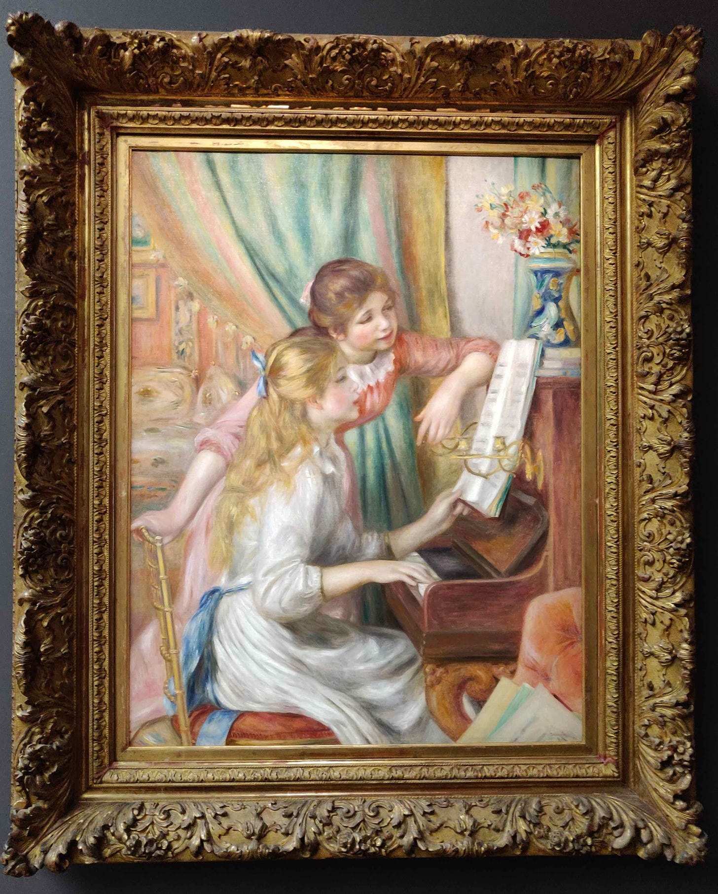 Pierre-Auguste Renoir, "Jeunes filles au piano"