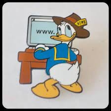 Disney Jewelry | Walt Disney World Donald Duck Reporter Disney Pin |  Poshmark