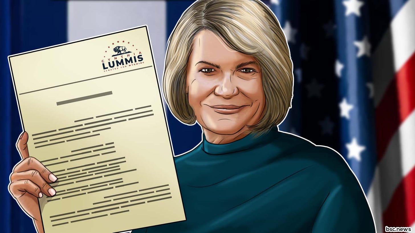 Sen. Lummis Readies Crypto Financial Integration Bill