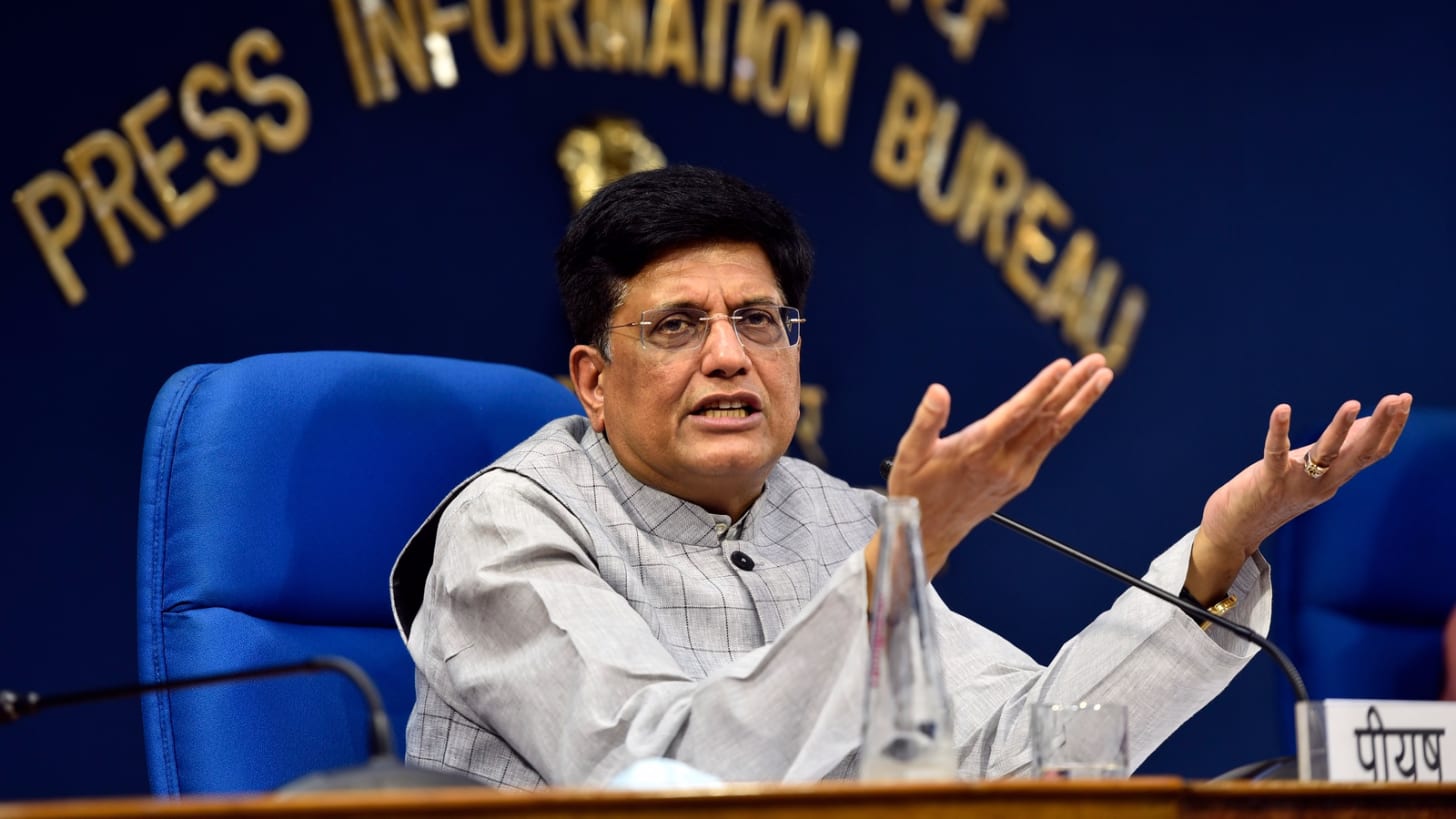 Union minister Piyush Goyal appointed leader of house in Rajya Sabha |  Latest News India - Hindustan Times