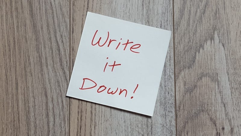 Write it Down! | Deacon Allen Tatara Catholic Speaker