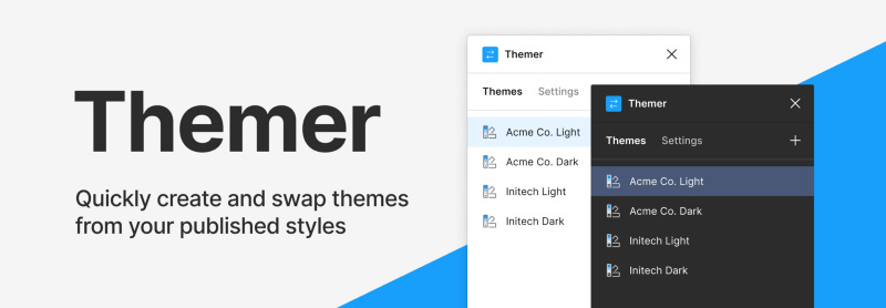 Figma Community header for the Themer plugin
