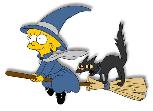 Lisa Simpson witch! I <3 Lisa S. | Simpsons halloween, Simpson, The simpsons