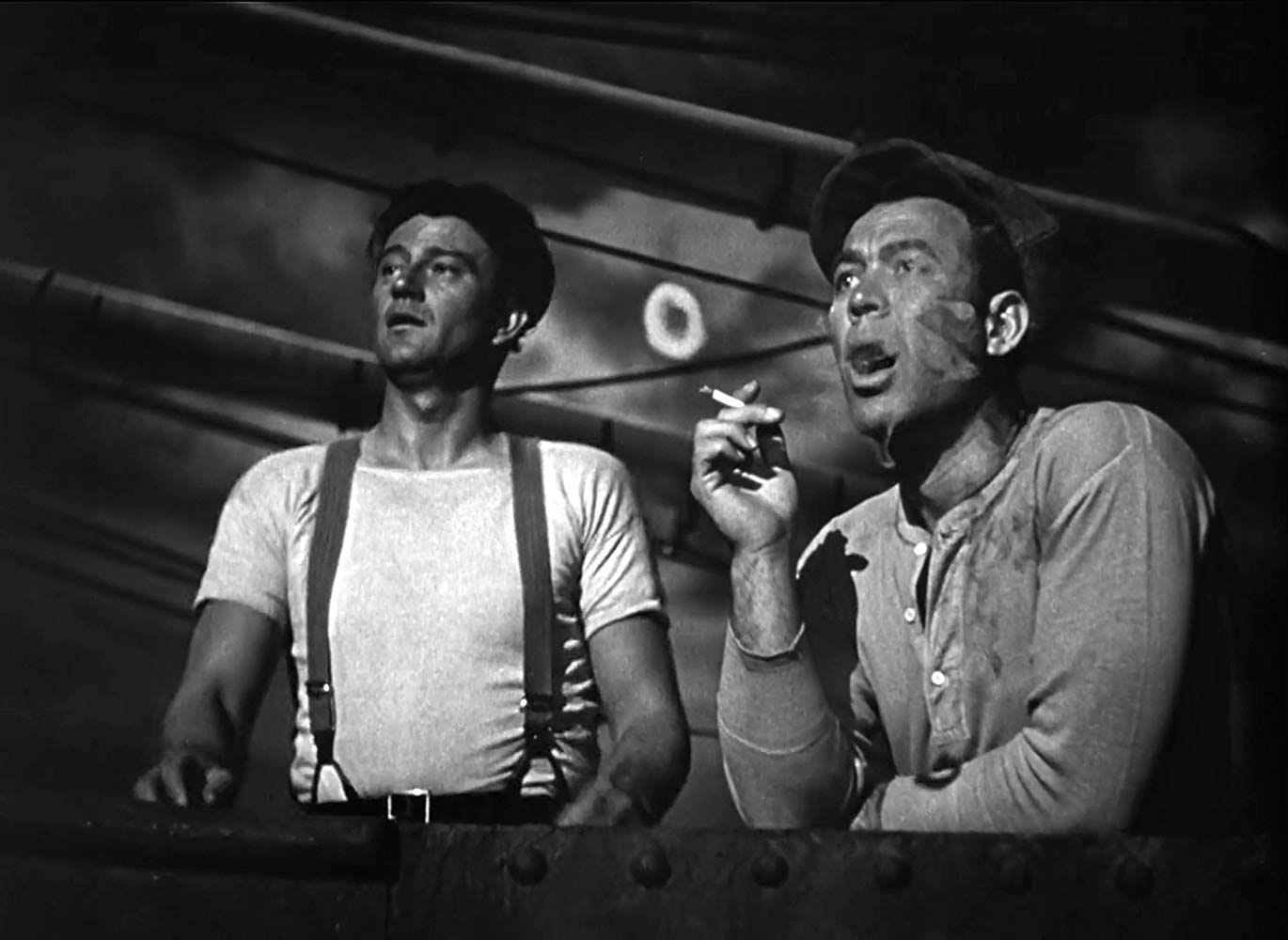 John Wayne and Ward Bond in The Long Voyage Home (1940) | John wayne  movies, John wayne, Clint