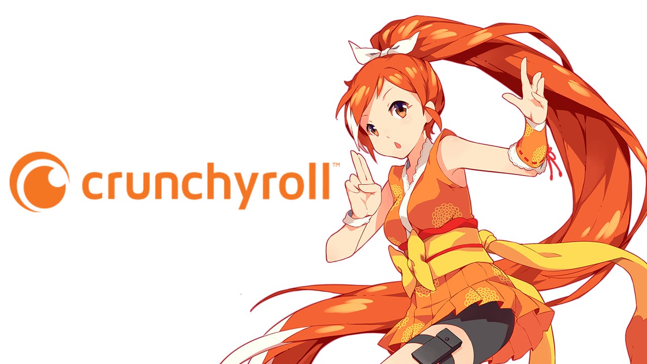 Crunchyroll logo and mascot