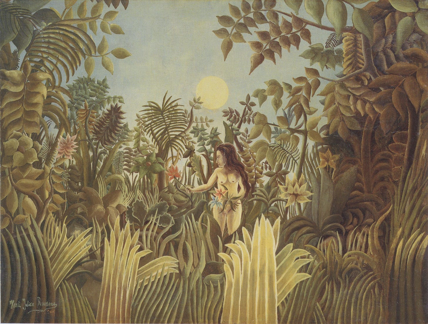 File:Henri Rousseau - Eve in the Garden of Eden.jpg - Wikimedia Commons
