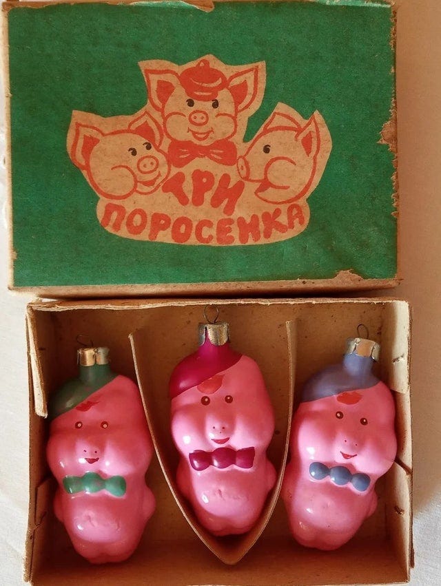 r/russia - Soviet toys for the Christmas tree