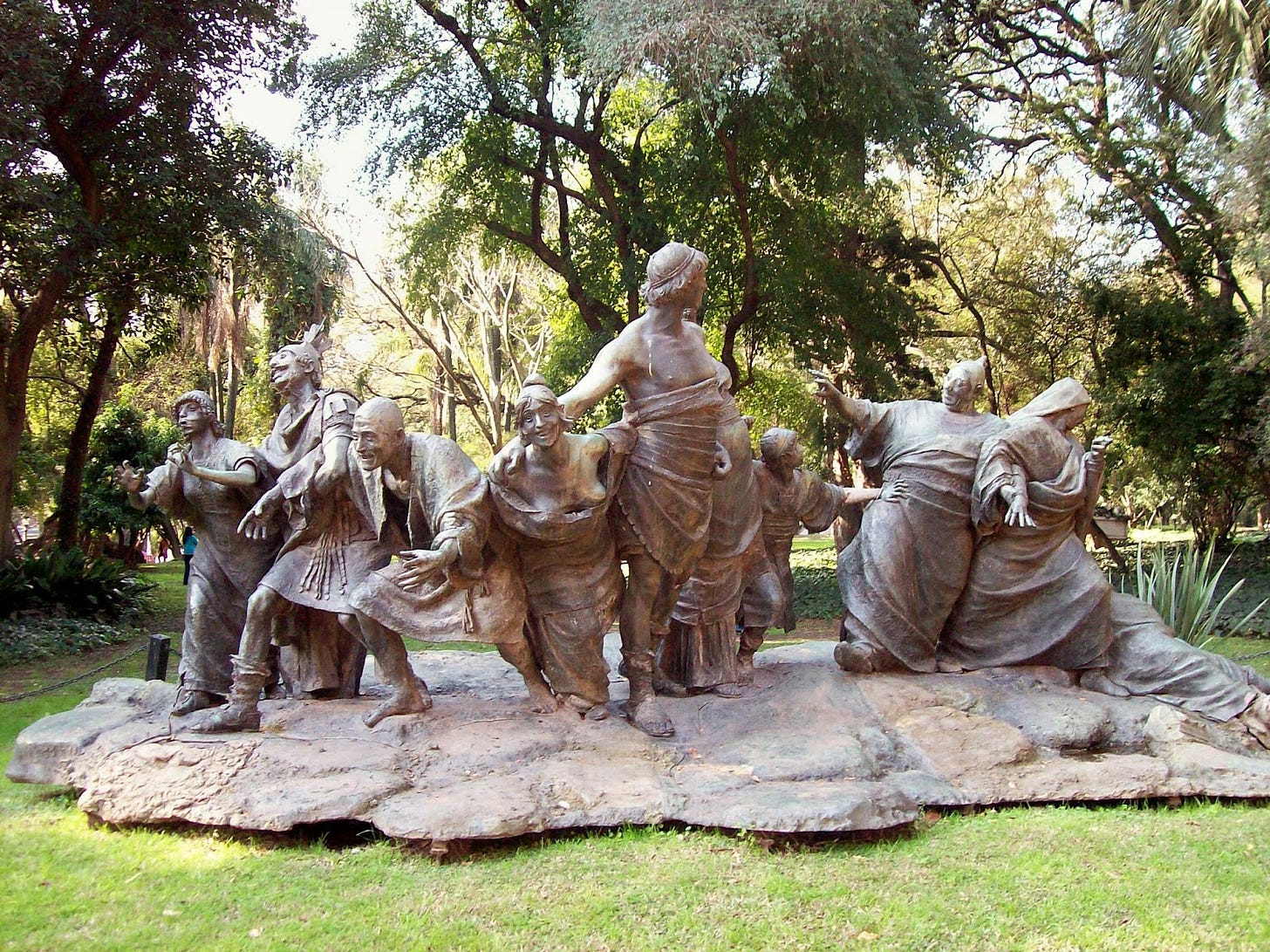 Saturnalia (1909) by Ernesto Biondi, in the Buenos Aires Botanical Gardens