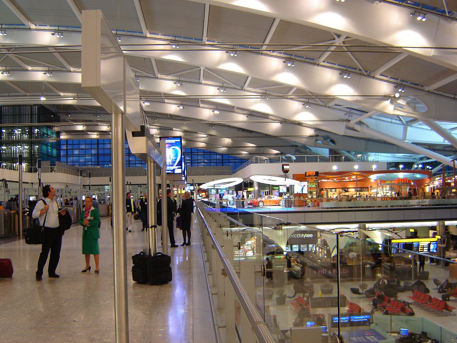 Terminal 5 at Heathrow Airport