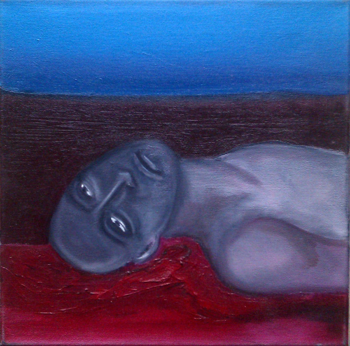 Even Angels Die and/or Razboi Oil on canvas by artist Amy Adams (2008/9)