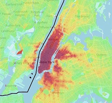 Accessibility Map of New York City