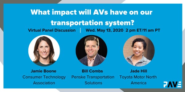 Panel: What impact will AVs have on our transportation system?