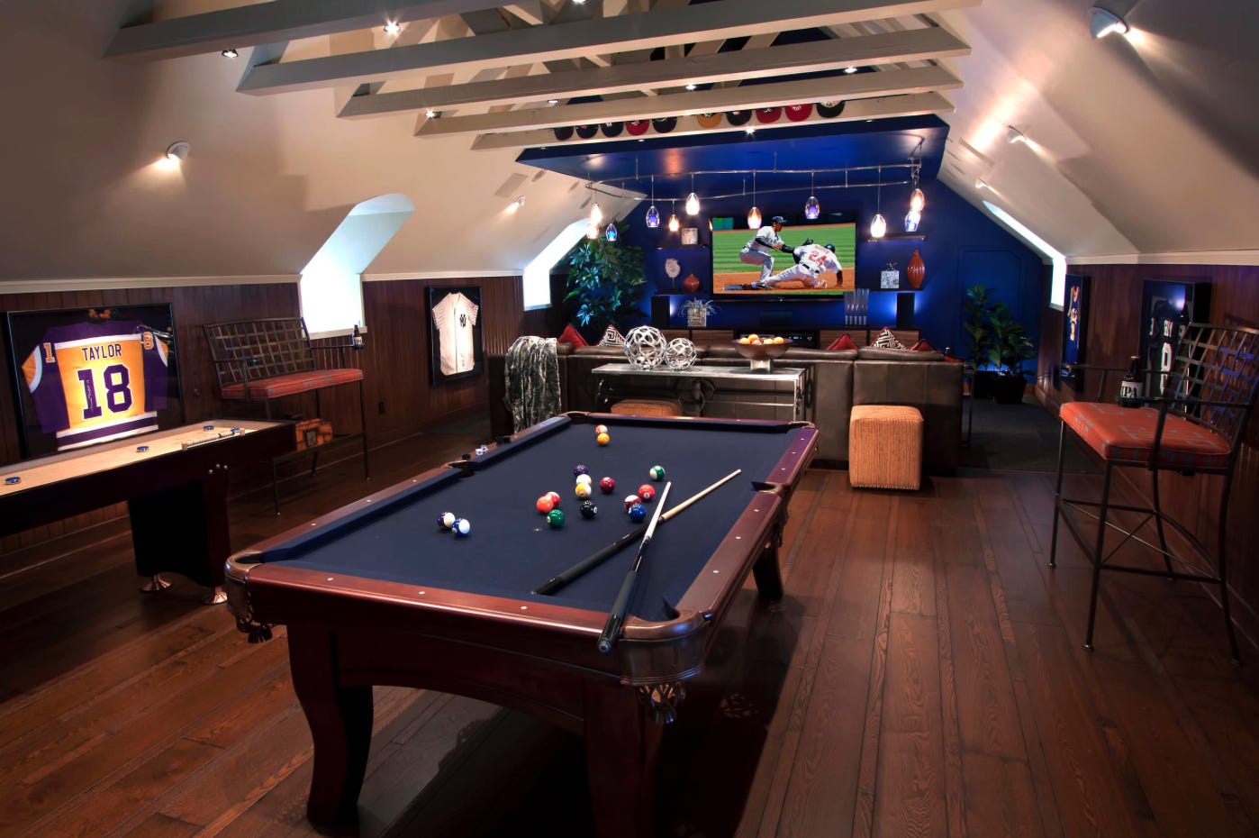 Sports Room Sophistication Man Cave