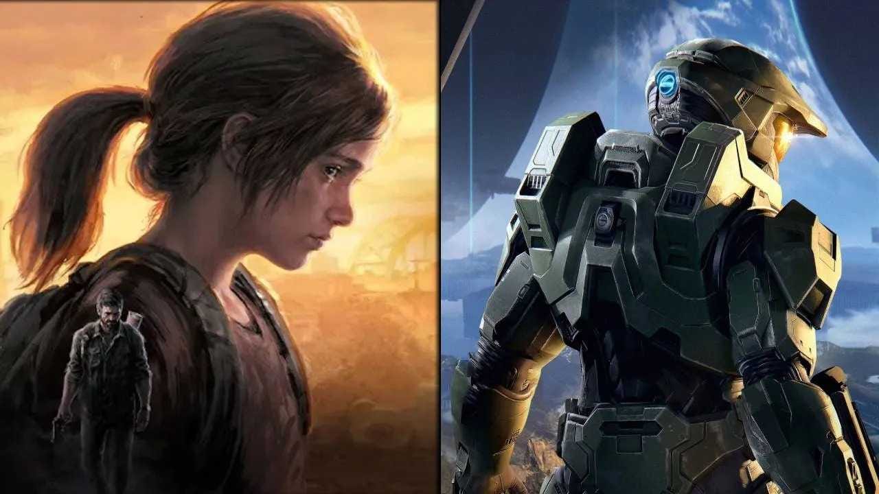 Ellie from The Last of Us Part 1 and Master Chief from Halo Infinite