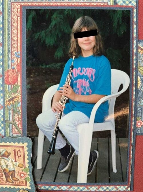 A young oboe player