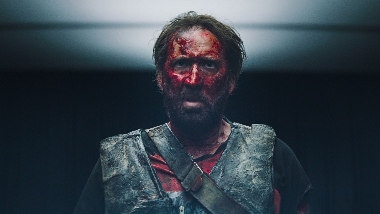 Nicholas Cage as Red in Mandy