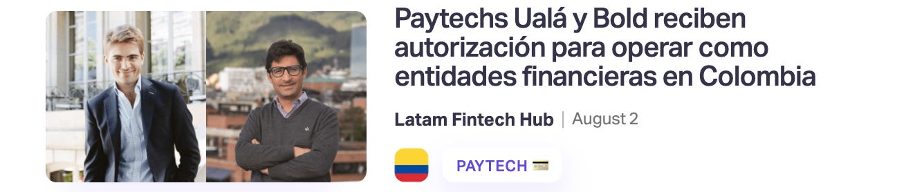 Paytechs Ualá y Bold reciben autorización para operar como entidades financieras en Colombia