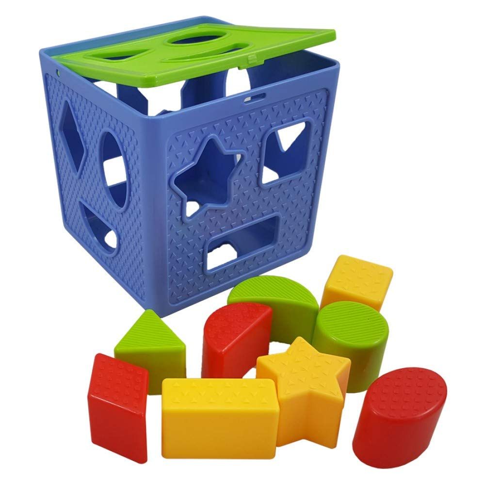 Buy Toys N Smile Shape Sorter Block Toy for Kids Includes 9 Color  Recognition Shape with Colorful Sorter Cube Box Baby First Block Toys  Online at Low Prices in India - Amazon.in