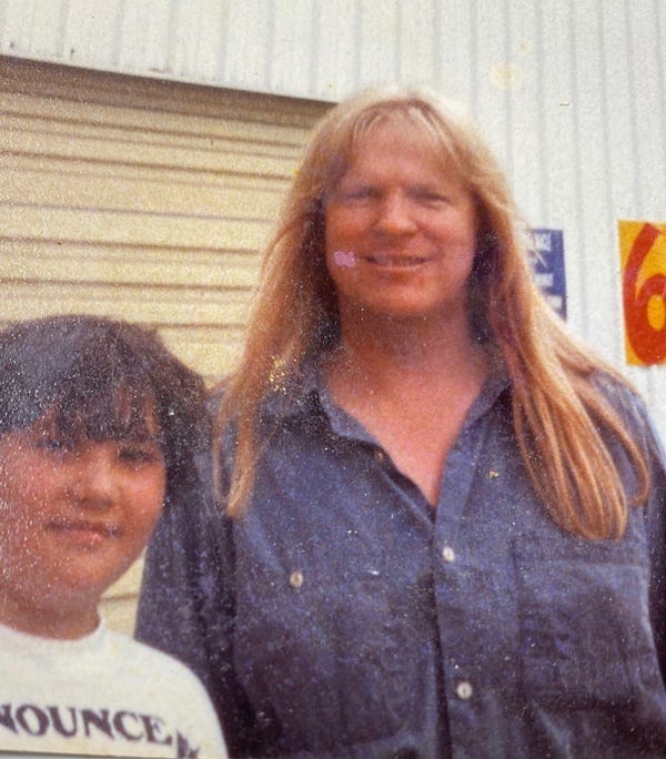 Me with Larry Norman at the Icthus Festival