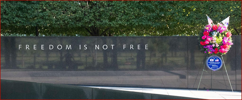 Freedom Is Not Free&#39; -- Korean War Veterans Memorial The … | Flickr