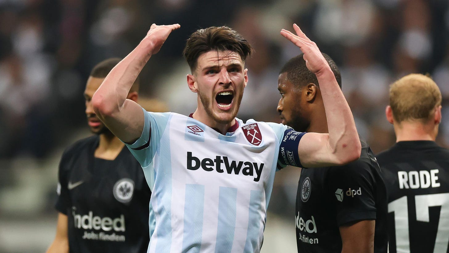Declan Rice crossed line and Uefa should throw book at him | Sport | The  Times