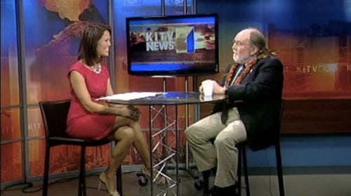 Mahealani Richardson and Gov. Neil Abercrombie on KITV