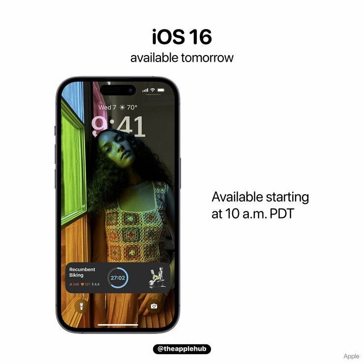 Estará disponible el IOS 16 para Iphone 