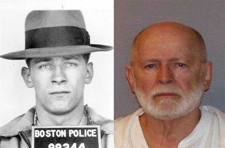 Image: File booking photo of former mob boss and fugitive James "Whitey" Bulger, who was arrested in Santa Monica in 2011