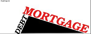 English: Mortgage debt