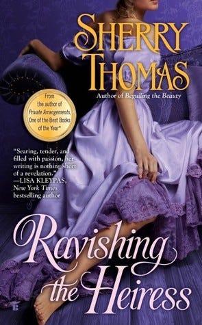 Book cover for Ravishing the Heiress by Sherry Thomas