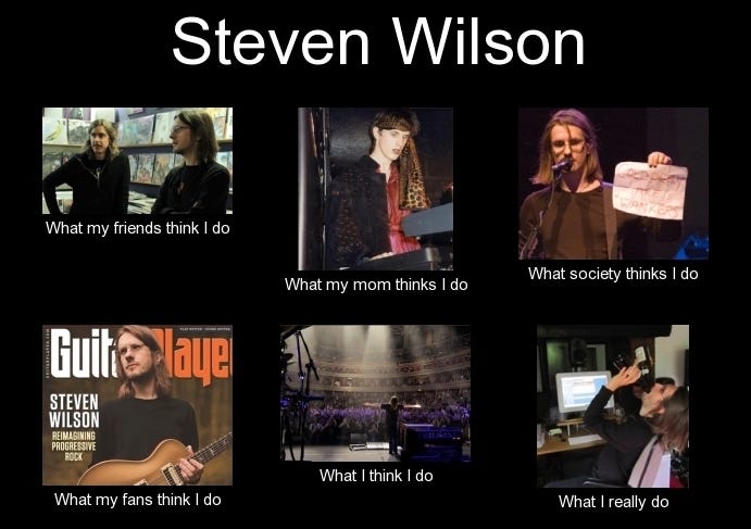 Steven Wilson meme --- Forgive me, but... *laughs herself silly* | Wilson  meme, Progressive rock, Memes