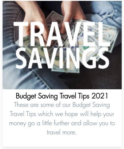 Budget Saving Travel Tips 2021