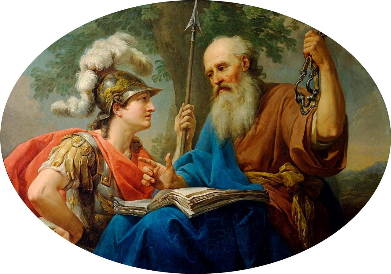 Marcello Bacciarelli - Alcibiades Being Taught by Socrates, 1776-77.jpg