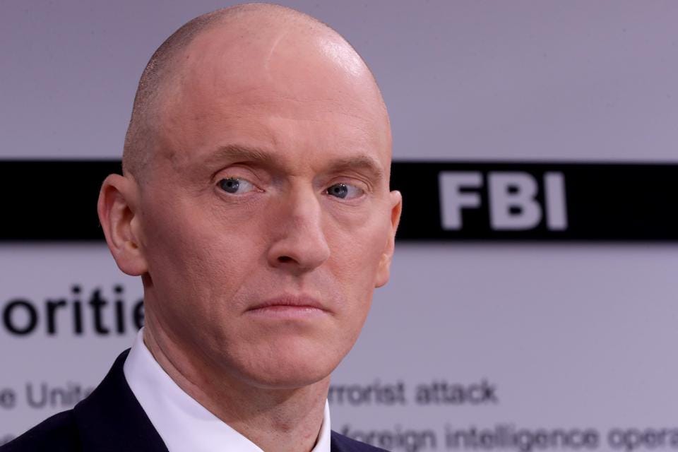 DOJ Says Two Wiretap Warrants Against Former Trump Aide Carter Page Are  Invalid