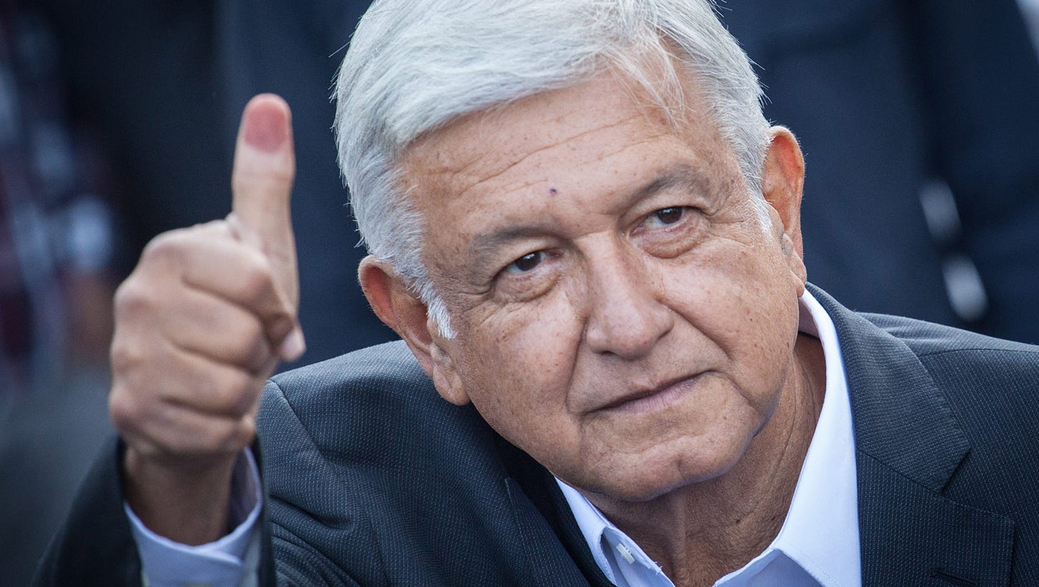Mexico President Andres Manuel Lopez Obrador: Left-leaning populist elected