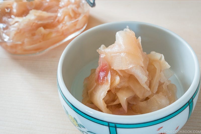 Gari - Pickled Sushi Ginger 新生姜の甘酢漬け • Just One Cookbook