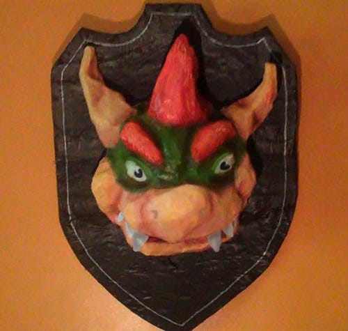 mario bowser mounted