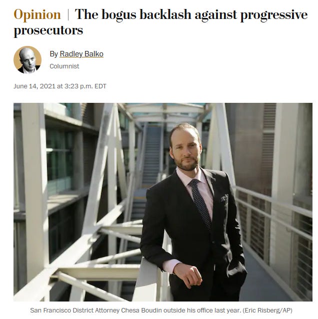 WaPo: The bogus backlash against progressive prosecutors