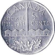 Medallion - Sudbury "Numismatic Park" (Canada 5 Cents 1951; Aluminium) -  Canada – Numista