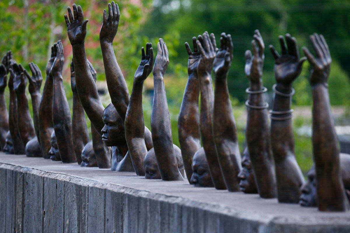 New lynching memorial evokes terror of victims - WHYY