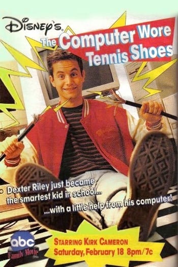 TV Promo Art for The Computer Wore Tennis Shoes (1995)