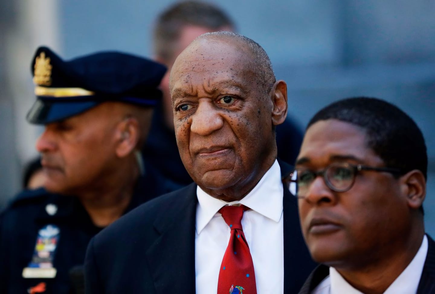 Bill Cosby left court after being convicted in 2018 of drugging and molesting a woman.