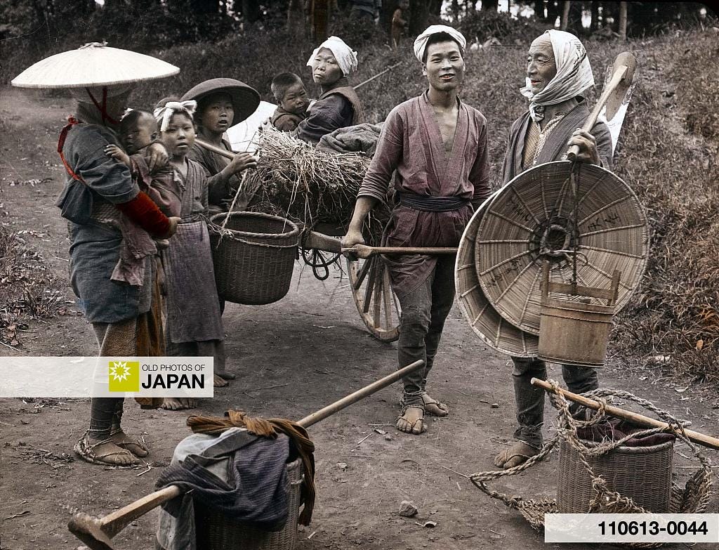 110613-0044 - Japanese Farmers on the Road, 1890s