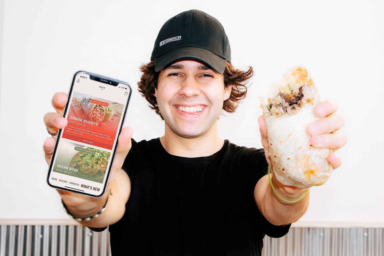 Chipotle Offers Free Delivery And Teams Up With David Dobrik To Celebrate  National Burrito Day - Apr 3, 2019