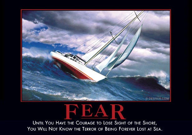 fear demotivator