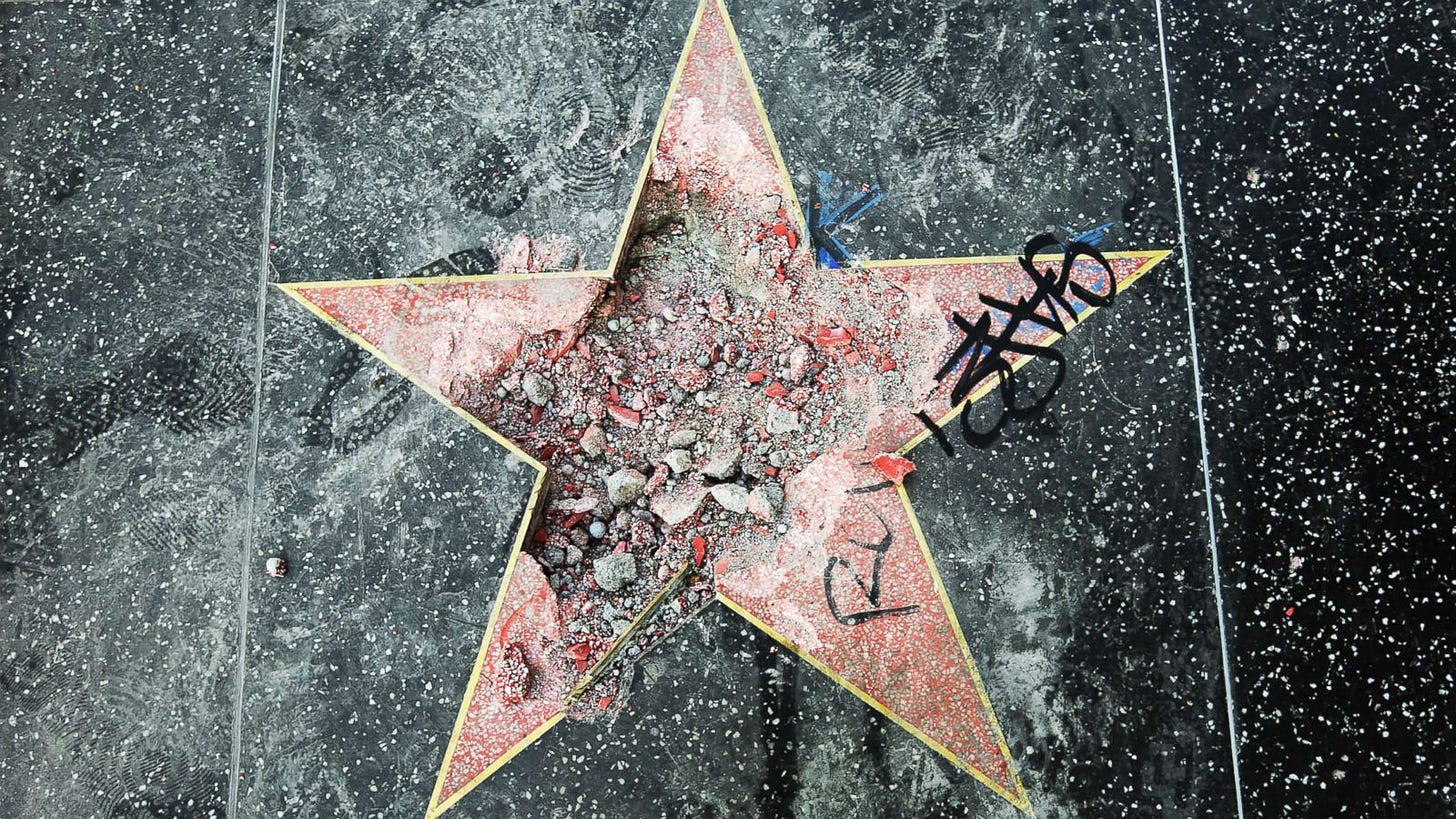 Trump's Hollywood Walk of Fame star destroyed again - ABC News