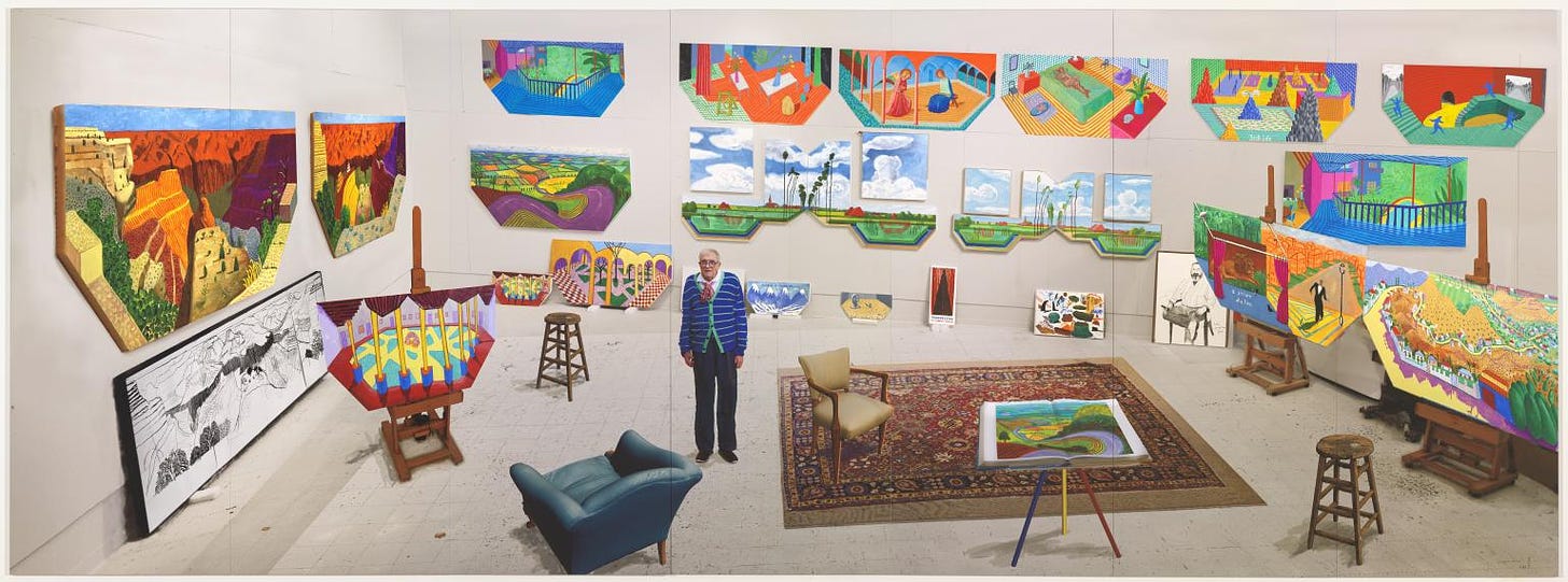 David Hockney, ‘In the Studio, December 2017’ 2017